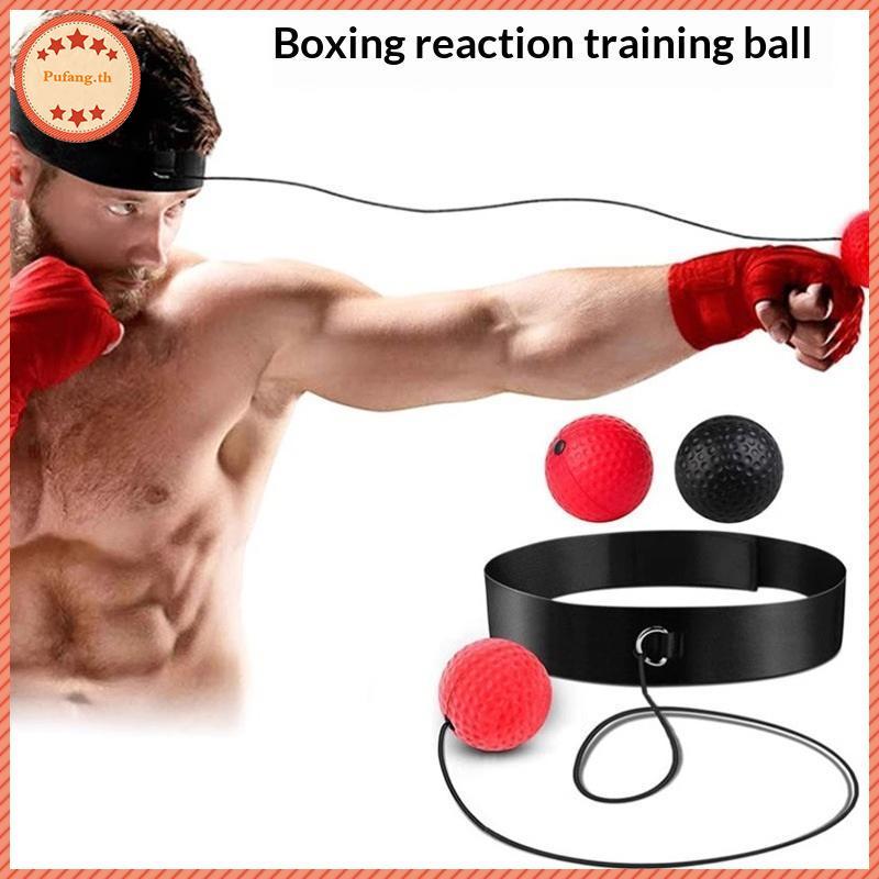 PUFANG Complete Reflex Ball Kit พร้อมสําหรับฝึกชกมวยที่ครอบคลุมที่บ้าน TH