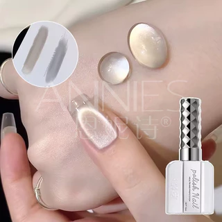 ANNIES Silk Bright Cat Eye เล็บโปแลนด์ 16 มล. เจลสีขาวติดทนนานโปร่งใส