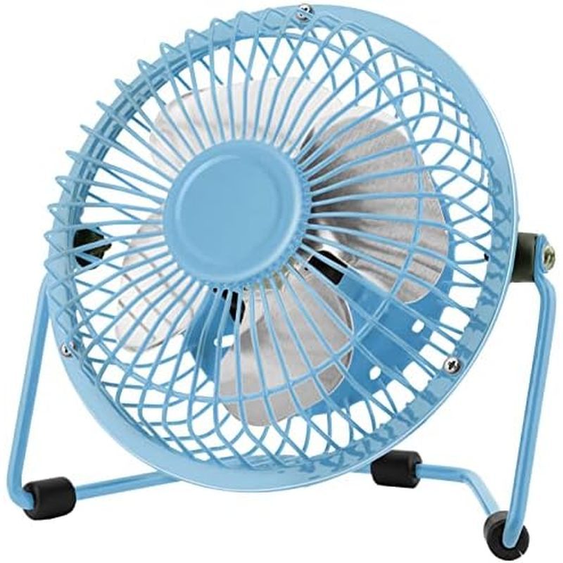 Chchmu พัดลม USB 4 นิ้ว Mini USB พัดลมตั้งโต๊ะ Personal Portable Desktop Cooling Fan ขับเคลื่อนโดย U