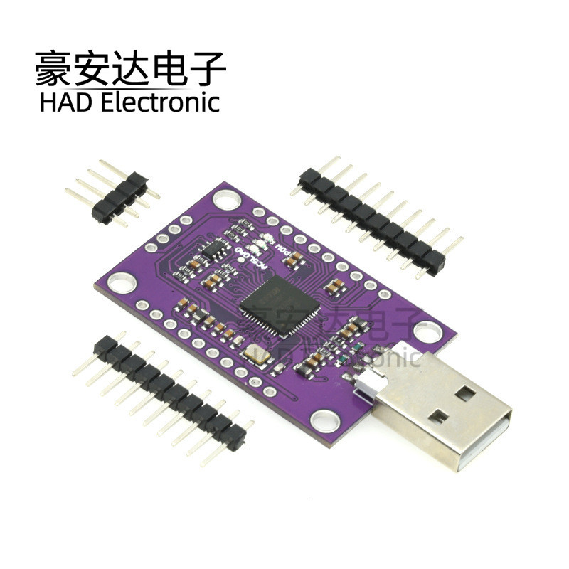 MCU FT232H โมดูล USB มัลติฟังก์ชั่นความเร็วสูงสําหรับ JTAG UART/FIFO SPI/I2C ความเร็วสูง