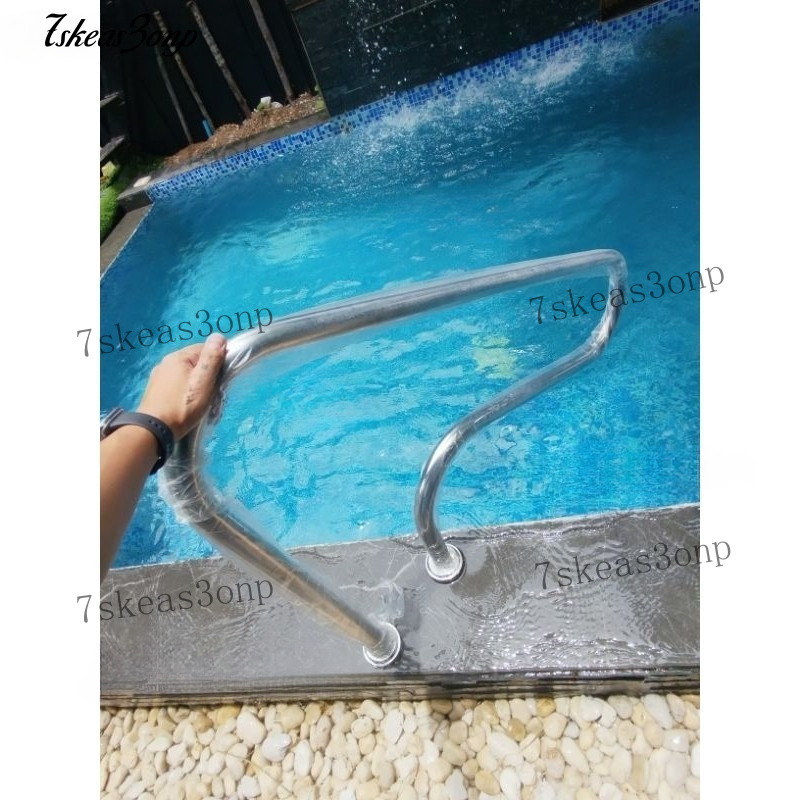 สินค้าขายดี ราวจับสระว่ายน้ำ บันไดสระว่ายน้ำ มือจับสระว่ายน้ำ สแตนเลส 304