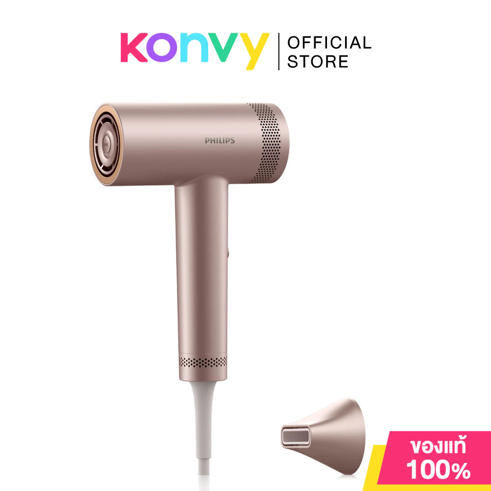 Philips Hair Dryer ฟิลิปส์ ไดร์เป่าผม รุ่นที่ดีที่สุดของฟิลิปส์ มอเตอร์ BLDC แห้งไวใน 3 นาที ผมนุ่มเงางาม รุ่น BHD83...