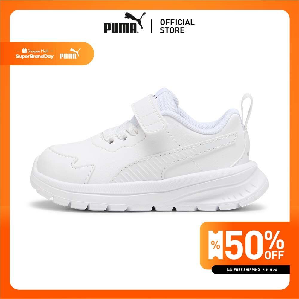PUMA Kids Puma Evolve Run SL AC+ Inf สีขาว - 38623702