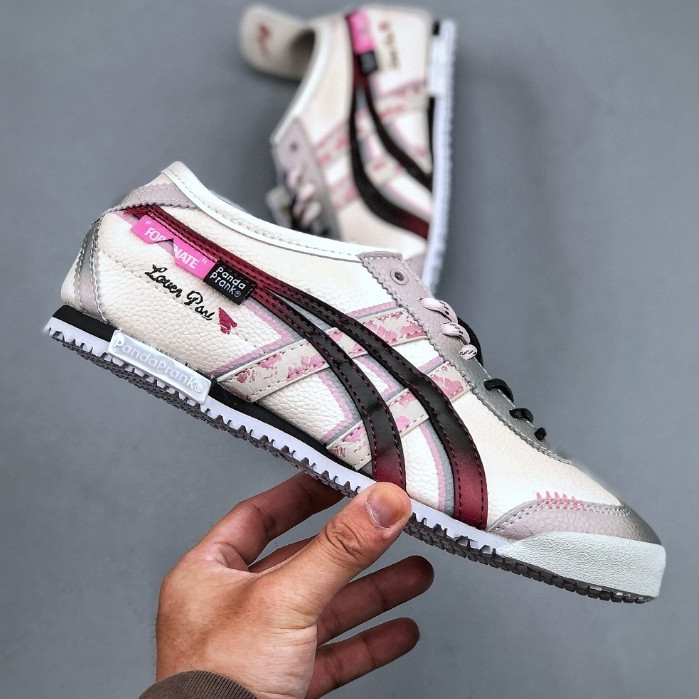 Onitsuka Tiger Mexico 66 รองเท้าวิ่งผู้ชายและผู้หญิง Onitsuka Mexico 66 รองเท้ากีฬา QHM4