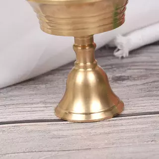 (GOOD) เชิงเทียนโลหะผสมทองแดงสีทองหลายขนาด Candlesti Candelabrum ตกแต่งบ้าน (ใหม่)