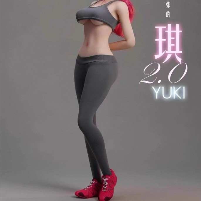 In-Stock 1/6 Scale Action Figure I8TOYS I8-H007P 1:6 YUKI 2.0 Trendy Sexy Set Yoga Fitness Girl