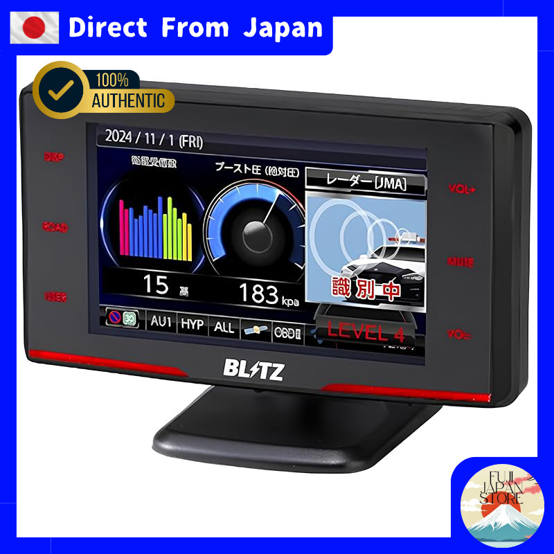 BLITZ Laser Radar Detector Touch-LASER TL315R 3.1inch GPS Laser & Radar Detector MSSS Support Black