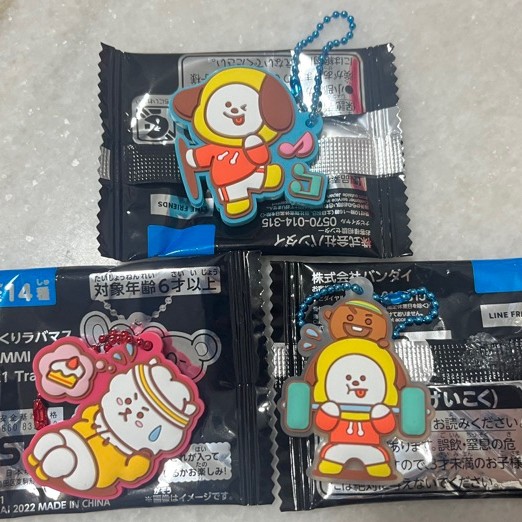 พวงกุญแจ Gumi Training BT21