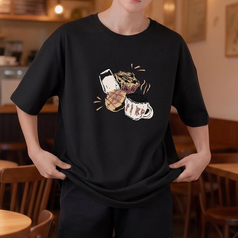2X661 Lelaki Baju T เสื้อผู้ชาย Tshirt เสื้อยืด Plus ขนาดขนาดใหญ่เสื้อรอบคอ Crop Top สไตล์เกาหลี Clo