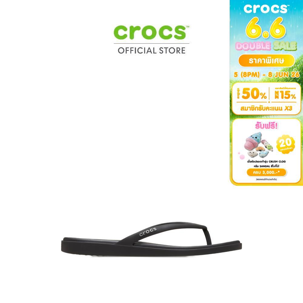 CROCS รองเท้าแตะผู้หญิง MIAMI FLIP รุ่น 211435-001 - BLACK