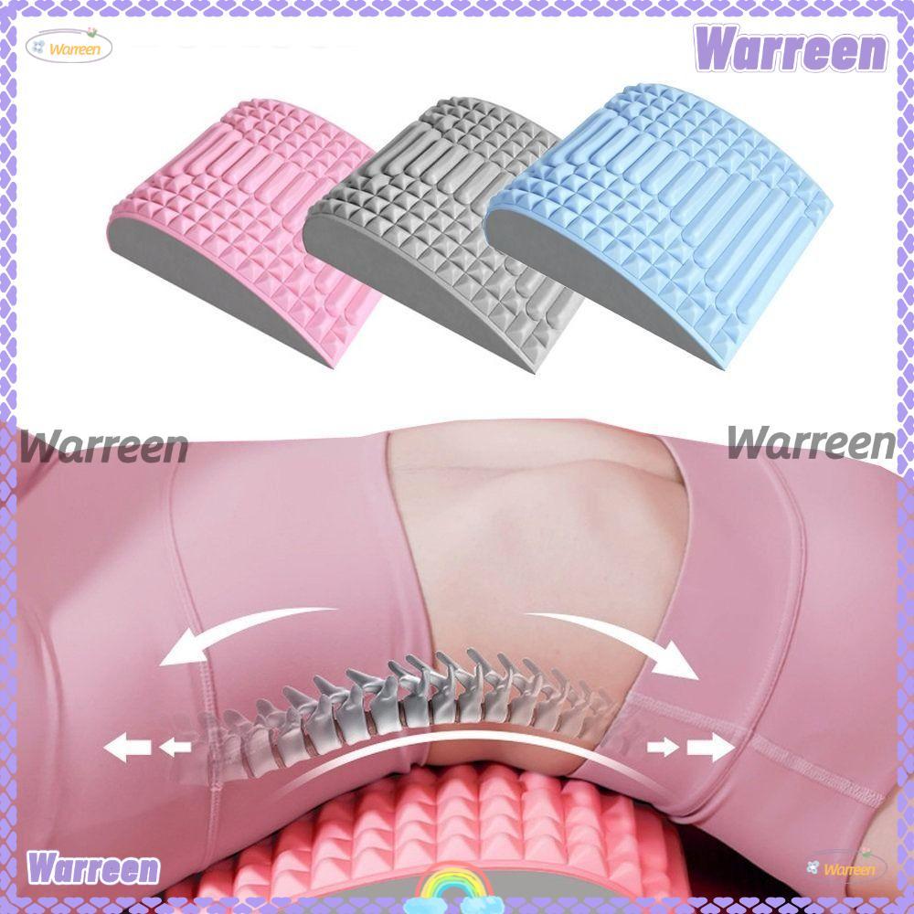 WARREEN หมอนหน่วยความจําปากมดลูก, TPE คอยืดเอวกลับนวด,เอว EVA เอวสนับสนุนกระดูกสันหลังบอร์ด Unisex