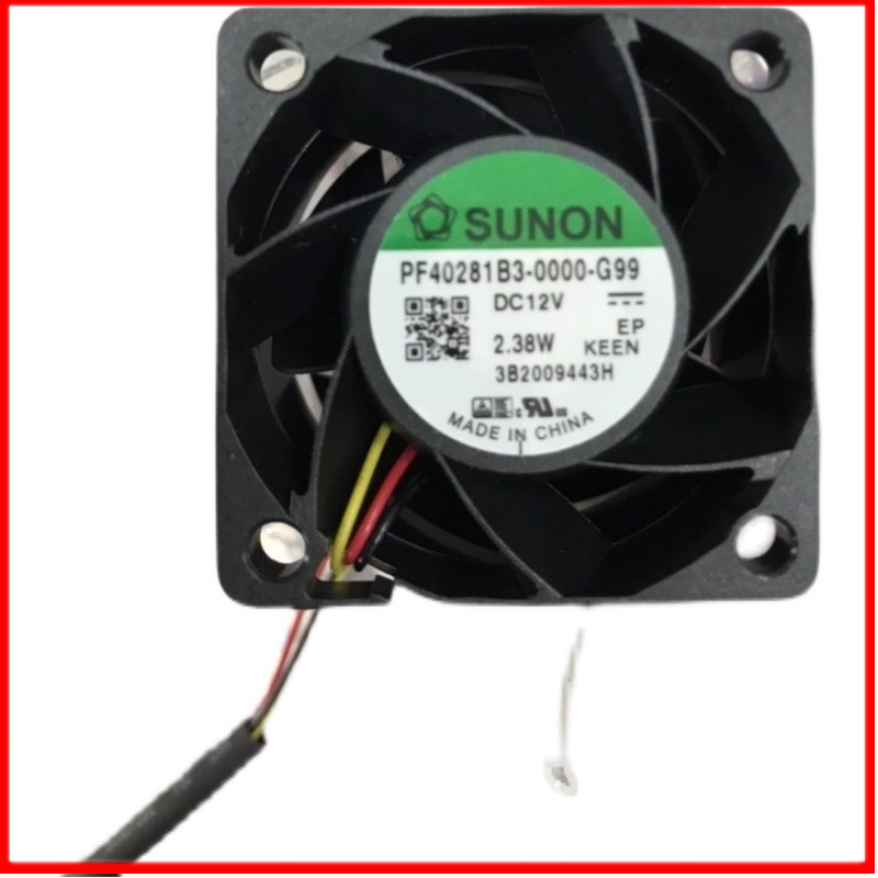 PF4021B3-0000-G99 Jianzhun พัดลมระบายความร้อนปริมาณอากาศสูง 4 ซม. 12V 2.38W