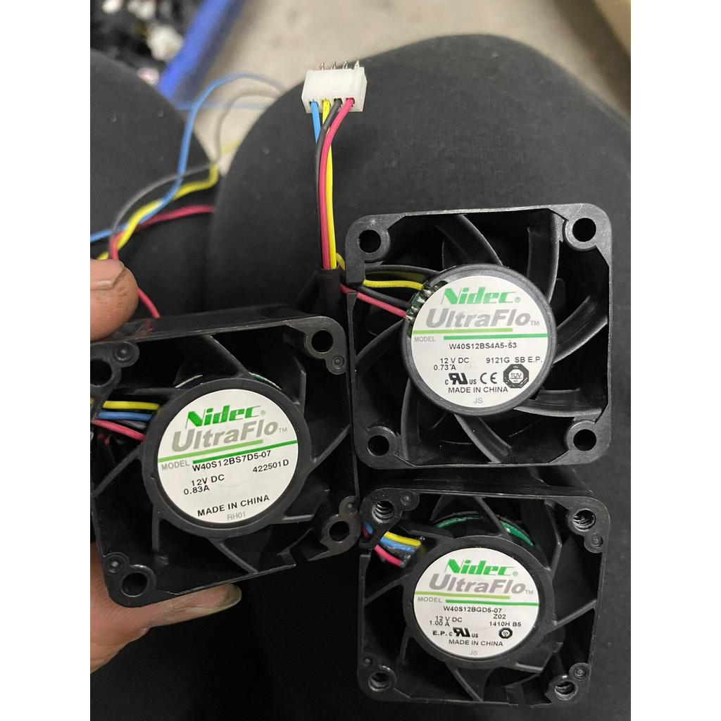 Nidec W40S12BS1D5-07/57/57T03E1/57T071/57T03C1 พัดลมระบายความร้อน 12V