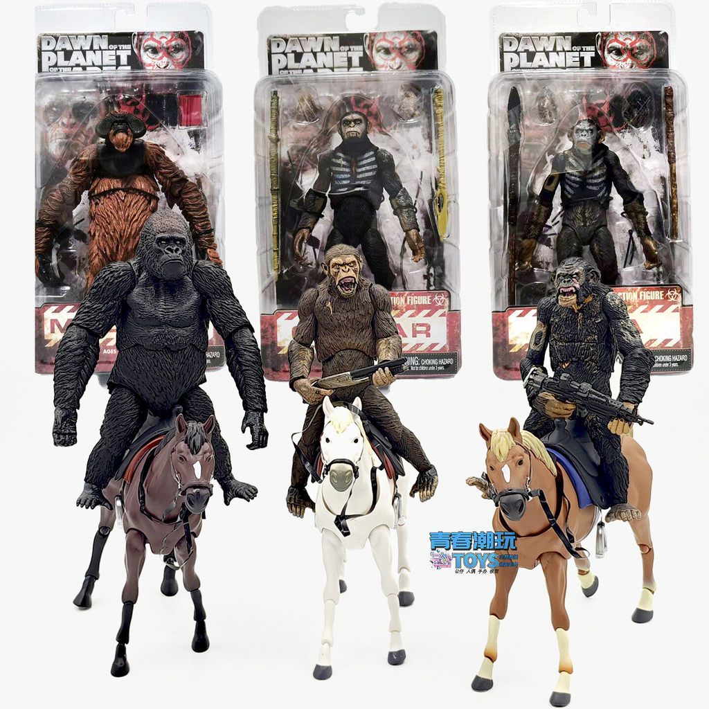 NECA Orangutan Ball Rise Rise Caesar Caesar Koba Koba Luca Joint Movable Model