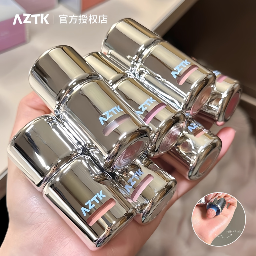 บรรยากาศรู้สึกแต่งหน้า~AZTK Liquid Blush Liquid Cream Mud jc04 Expansion หดตัว Water Gloss Matte บรร