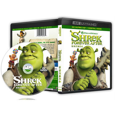 [ภาษาอังกฤษ] ภาพยนตร์ Blu-ray HD 4K UHD 1080Ps Shrek 4