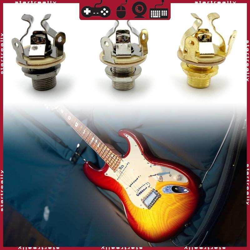 ST Professional Brasses Pickup Guitar Pickup Output Jacks Metal Guitar Socket