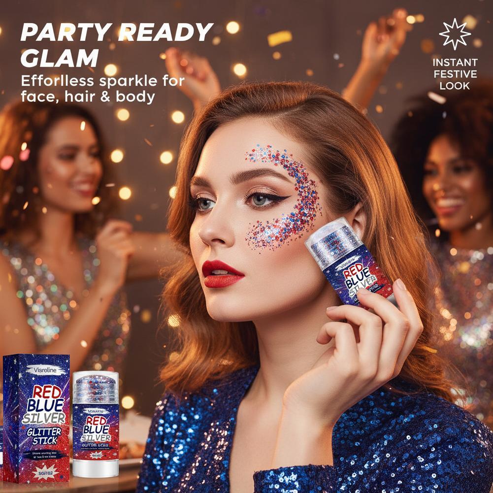 Sparkling Sequins Glitter Gel Stick เลื่อม Body Glitter ผม Glitter Party Festival Stick Stick Q3v5