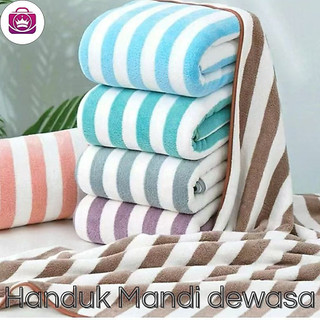 Handuk mandi Dewasa Mikro Fiber daya serap tinggi dan lembut Uk 70x140cm