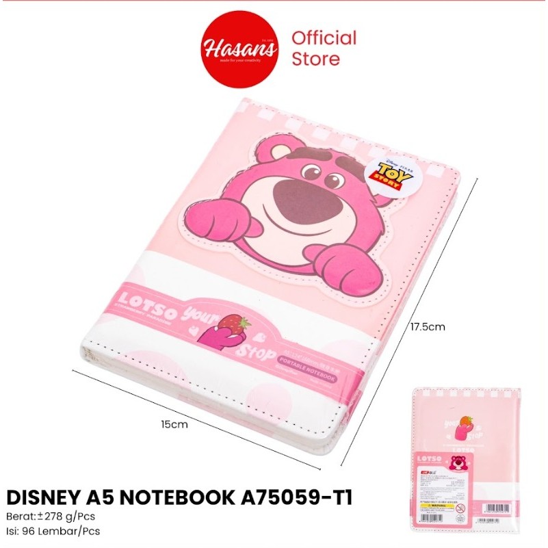 HIANS - DISNEY A5 NOTEBOOK A75059-T1 / A75059-W1 -1 ชิ้น