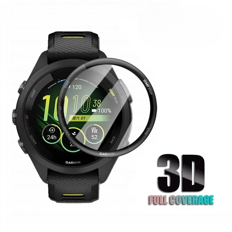 สําหรับ Garmin Fenix 8 7X 7S 7 6 Sapphire Pro 51 มม.47 มม.43 มม.3D โค้งป้องกันฟิล์มป้องกันหน้าจอไม่กระจกนิรภัย