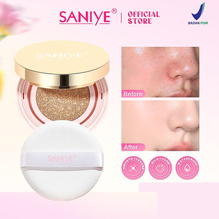 SANIYE High Coverage Air Cushion Waterproof Matte Foundation Oil Control Tahan Lama Makeup R6033