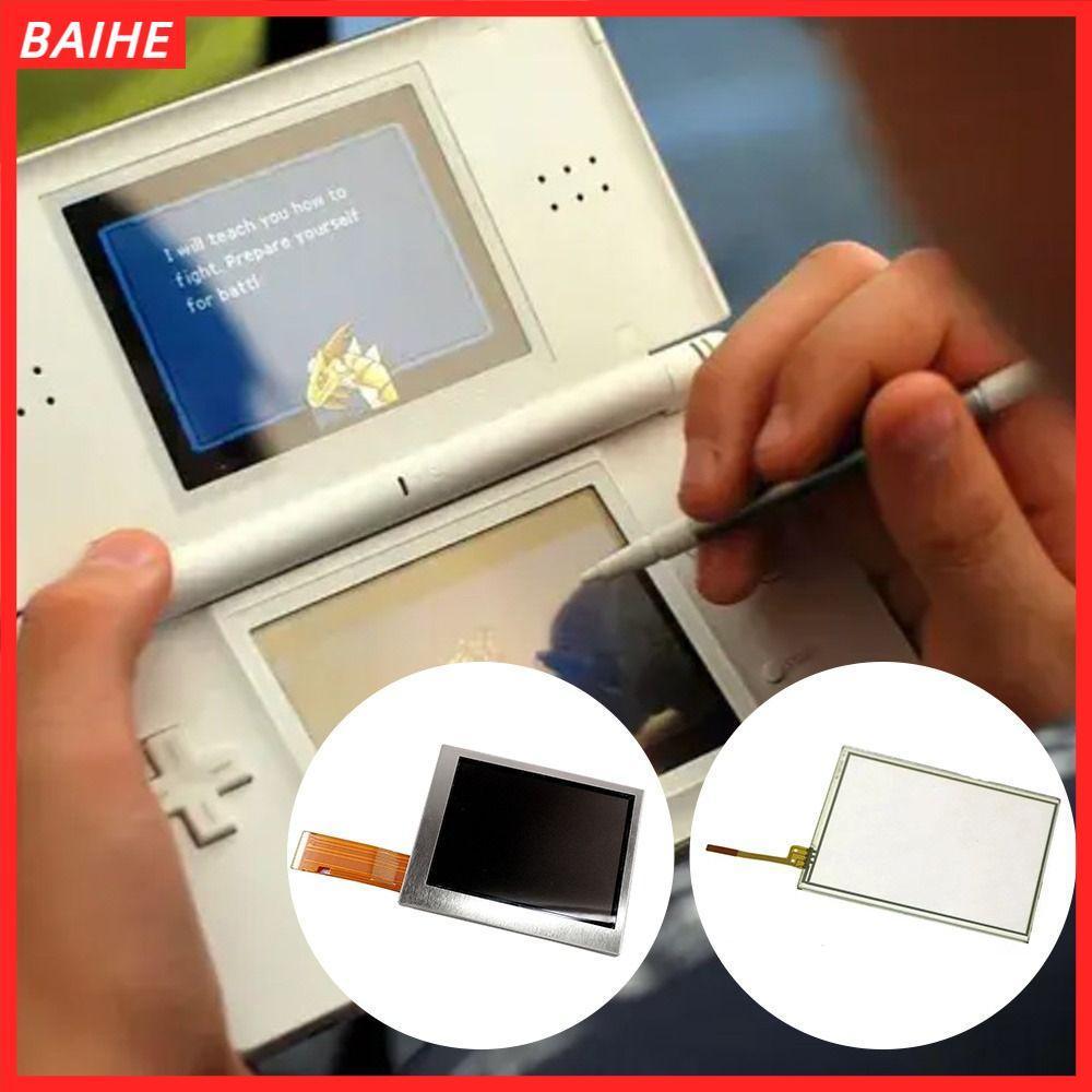BAIHE จอแสดงผล LCD, หน้าจอคอนโซลเกม DIY ดั้งเดิม, อะไหล่ทดแทนซ่อมหน้าจอสัมผัสสําหรับ DS/NDS