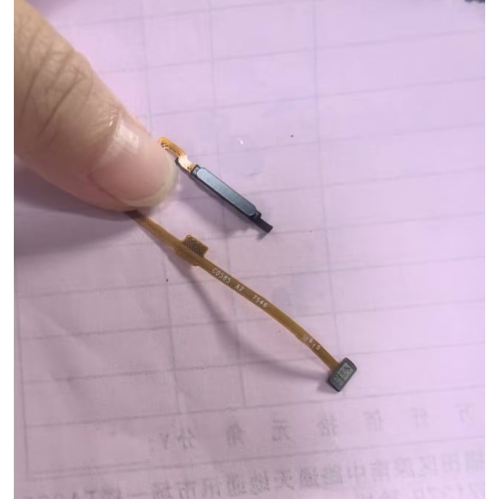 พิมพ์นิ้ว ปุ่มเปิดปิดเซ็นเซอร์ลายนิ้วมือสําหรับ Realme C85