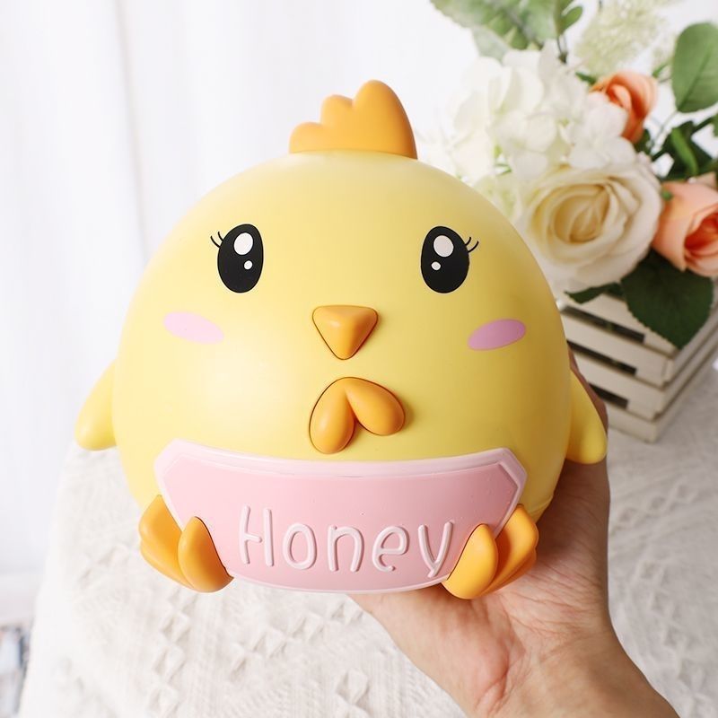 กระปุกออมสิน Influencer Baby Chick Piggy Bank สาวเจ้าหญิงสไตล์ Retro Little Yellow Duck Boy ของขวัญ 