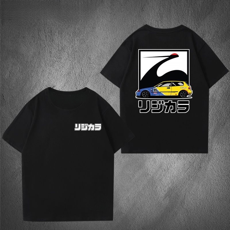 HOT!เสื้อยืด Spoon Sports Civic EG6 สไตล์วินเทจรถยนต์ ใส่สบาย ส่งของพร้อม