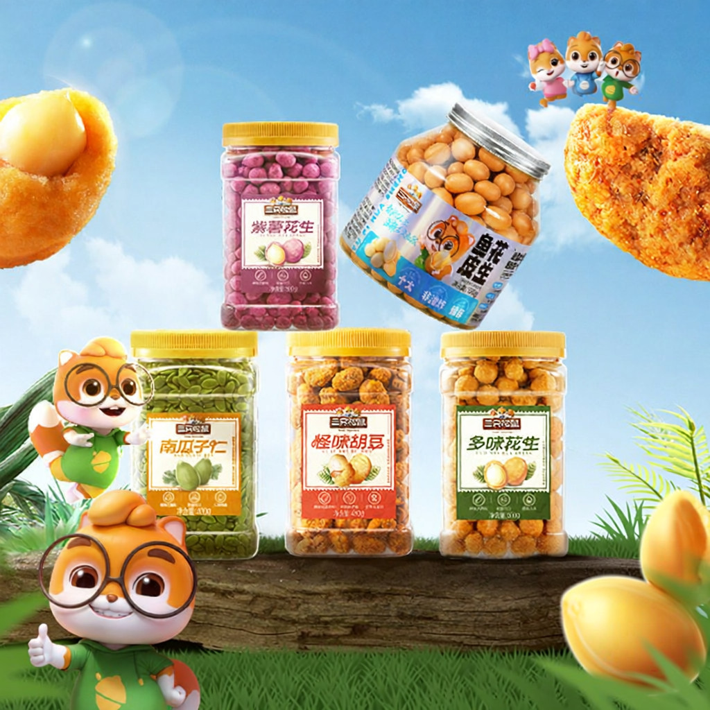 ถั่วรวมรส 500 กรัมHc