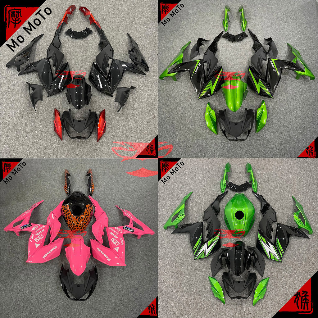 ชุดแฟริ่ง Kawasaki Z250 Z300 2013-2017 สั่งทำสี/โลโก้ได้ ชุดสีแต่งรอบคัน Fairing Kit พรีออเดอร์