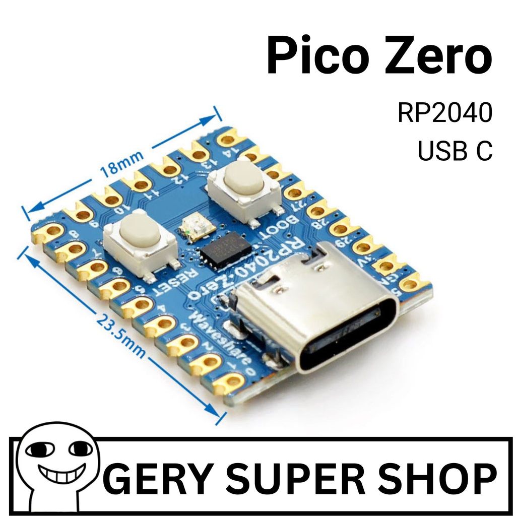 Raspberry Pi Pico RP2040 Zero Microcontroller Dual-Core Cortex M0