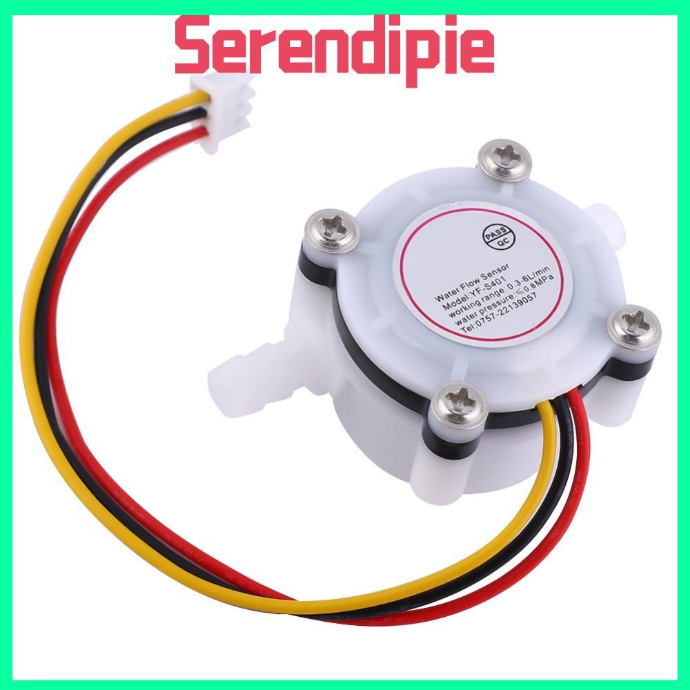 SERENDIPIE เซ็นเซอร์การไหลของน้ํา, YF-S401 สําหรับ 6 มม. ท่อ Water Hall Flow Sensor, Hall Effect พร้