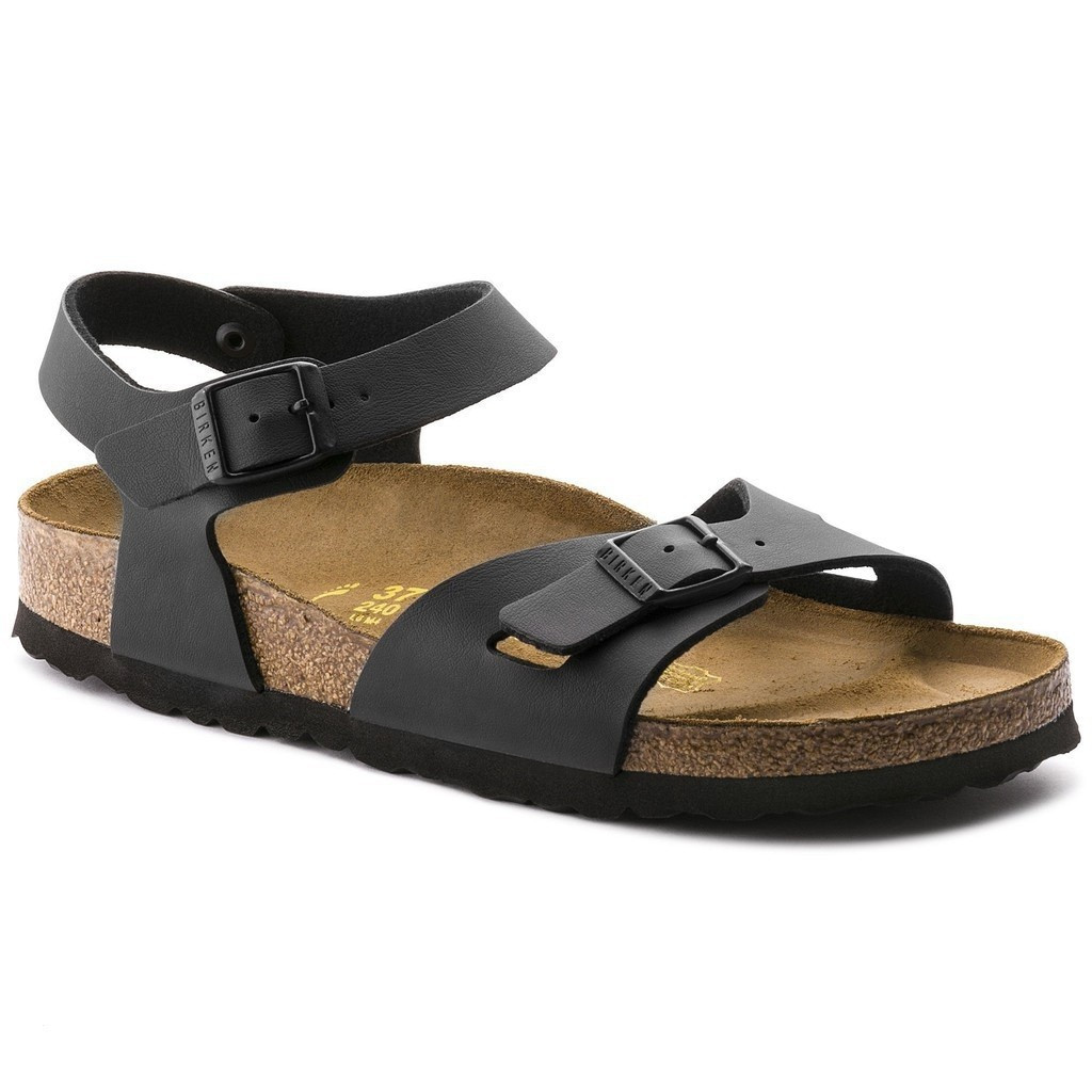 BIRKENSTOCK BIRKENSTOCK รองเท้าแตะสีดํา