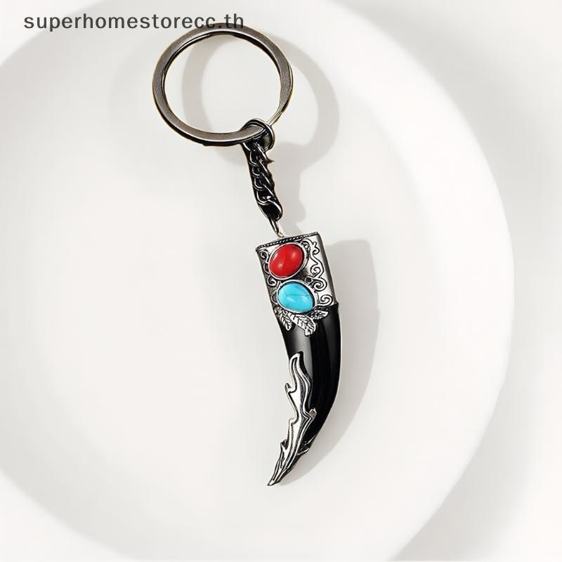 Superhomestorecc สร้อยคอจี้ฟันหมาป่า - Punk Bapa Charm & Jewelry Gift CCD