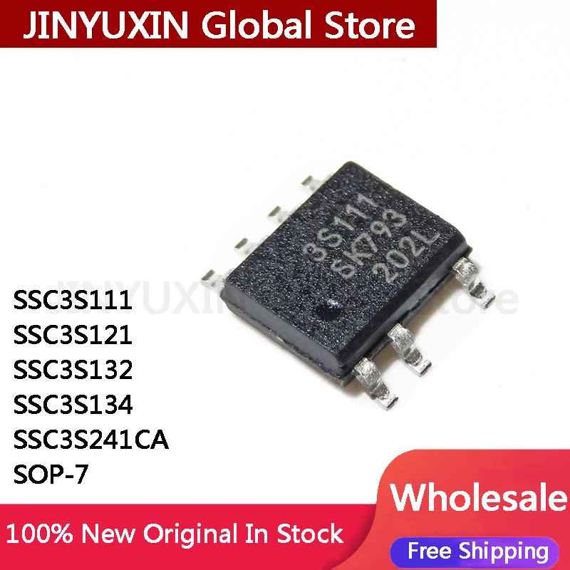5 ชิ้น SSC3S111 3S111 SSC3S121 3S121 SSC3S132 3S132 SSC3S134 3S134 SSC3S241CA SOP-7 ชิปสต็อกขายส่ง