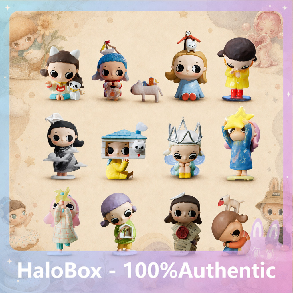 POPMART Nyota Free Growth Series Mystery Box เครื่องประดับของแท้น่ารัก