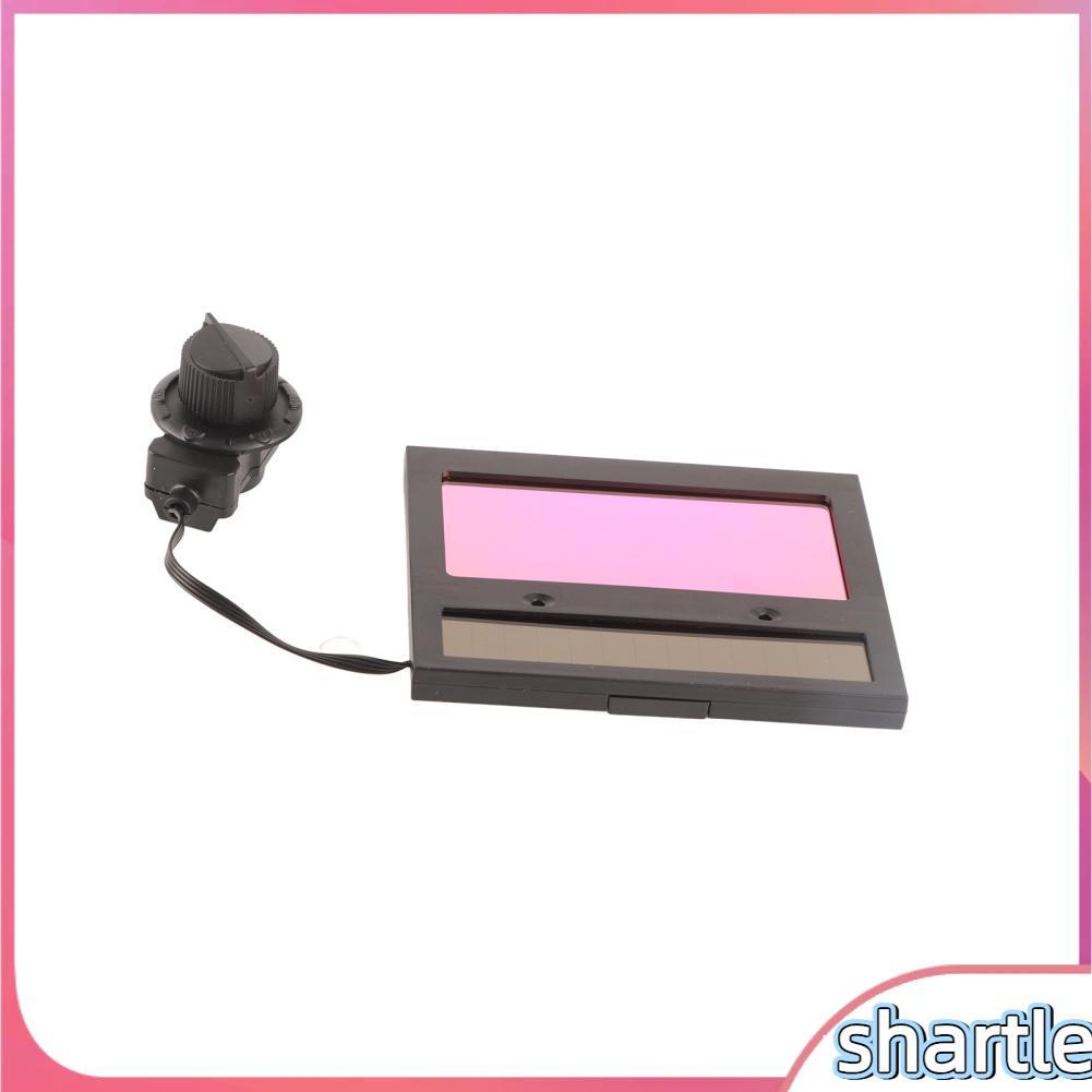 Shartle-th Walfront TX500C พลังงานแสงอาทิตย์ Auto Darkening เชื่อมเลนส์ 110x90 มม.แผงขยายสำหรับหน้าก