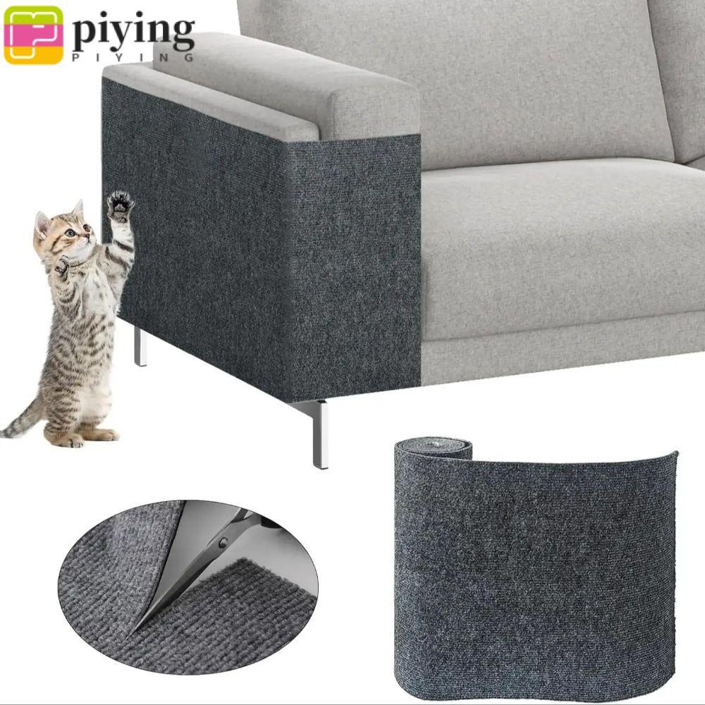 PIYING Cat Scratching Mat Board, Claw Care Self-กาวป้องกันแมวรอยขีดข่วน,โซฟาเฟอร์นิเจอร์ป้องกันรีไซเคิล Trimmable Anti Cat Scratch โซฟา Self กาวเสื่อในร่มใช้