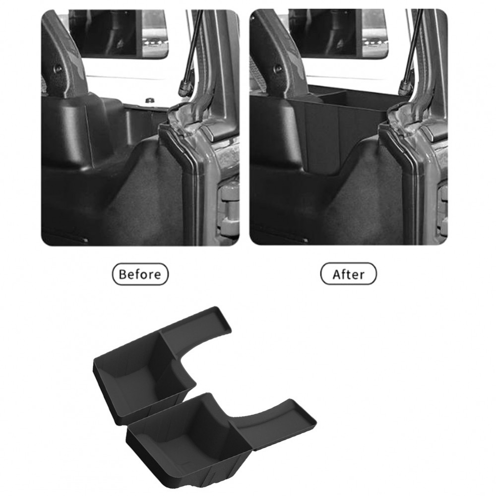 กล่องเก็บของท้ายรถ สําหรับ Jeep Wrangler JL/JLU 4XE 4 ประตู รุ่นปี 2018-2023