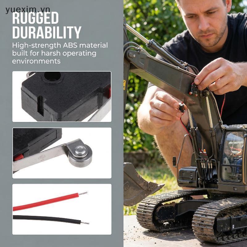 แขนโลหะขับรถ Servo อะไหล่สําหรับ HUINA 15CH RC Excavator 1550 LongLasting Precision สําหรับก่อสร้างร