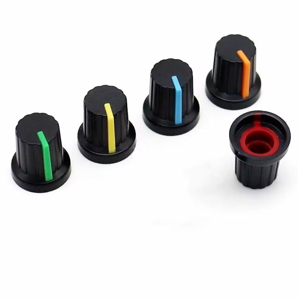 3 Pins 6 Pins Single Dual Potentiometer 15MM20MM Volume Tone B1KB2KB5KB10KB20KB50KB