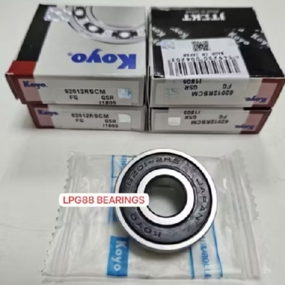 BEARING 6201 2RS KOYO BEARING 6201 2RS หมวกยาง