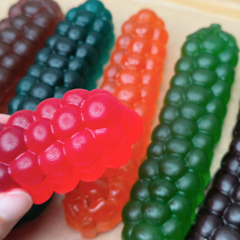 Influencer Candy ไม่กัด Candies ลาก Candies ผลไม้ Chewy Gummies รสผลไม้เปรี้ยว Candies เด็ก