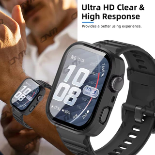 เคส กระจกนิรภัย ครอบคลุมเต็มจอ กันกระแทก สำหรับ Huawei Watch Fit 5 / 5 Pro / 4 / 4 Pro / 3 อุปกรณ์เสริมสมาร์ทวอทช์