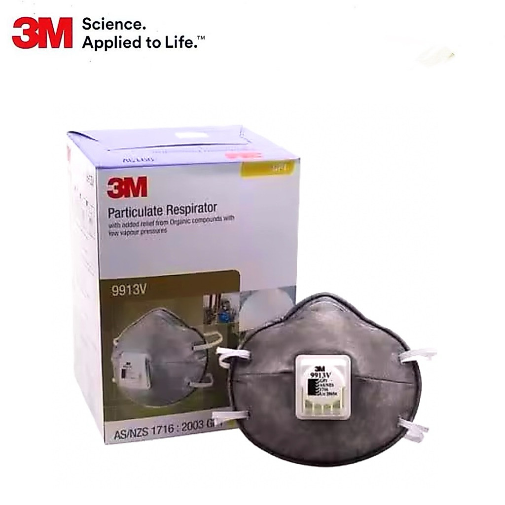 หน้ากากกรองไอระเหยสารอินทรีย์ 3M™ 9913V [10 ชิ้น/กล่อง]