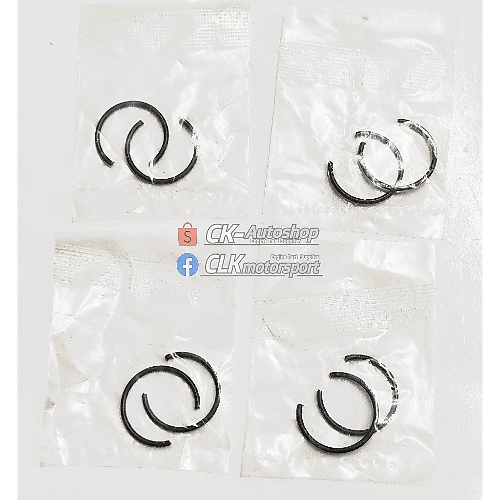 C คลิป (คลิปล็อค) 8 ชิ้น/เซ็ตสําหรับลูกสูบขา 21 มม. – Honda B16A B16B B18C B20B Mitsubishi VR4 4B10 
