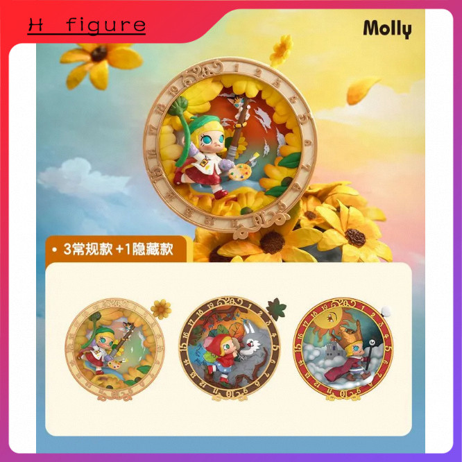 ของแท้ POPMART POPMART MOLLY Time Wheel 20th Anniversary Series Figure-Made Mystery Box Gift Jewelry