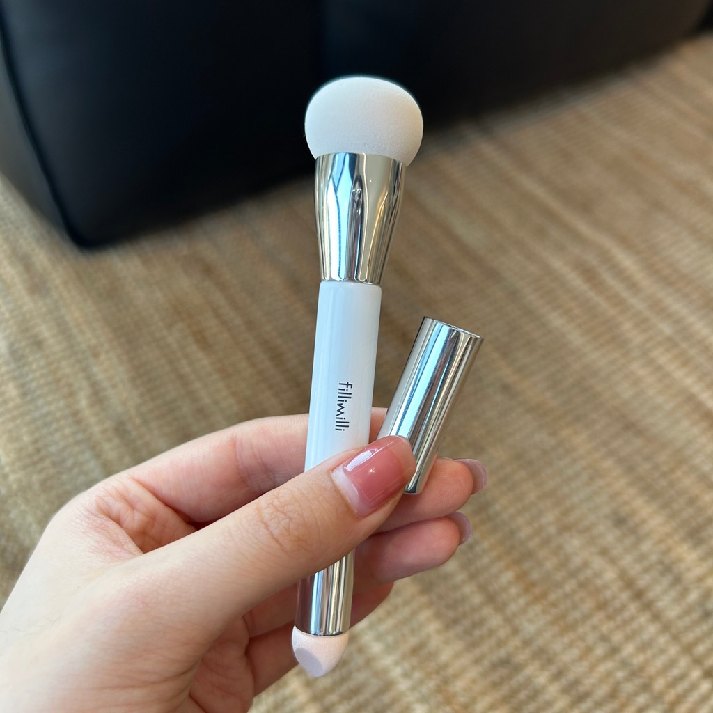 วัวยักษ์!Fillimili Small Steamed Bun Blush Brush แปรงคอนซีลเลอร์ Wet Dry Dual-use Mushroom Sponge He